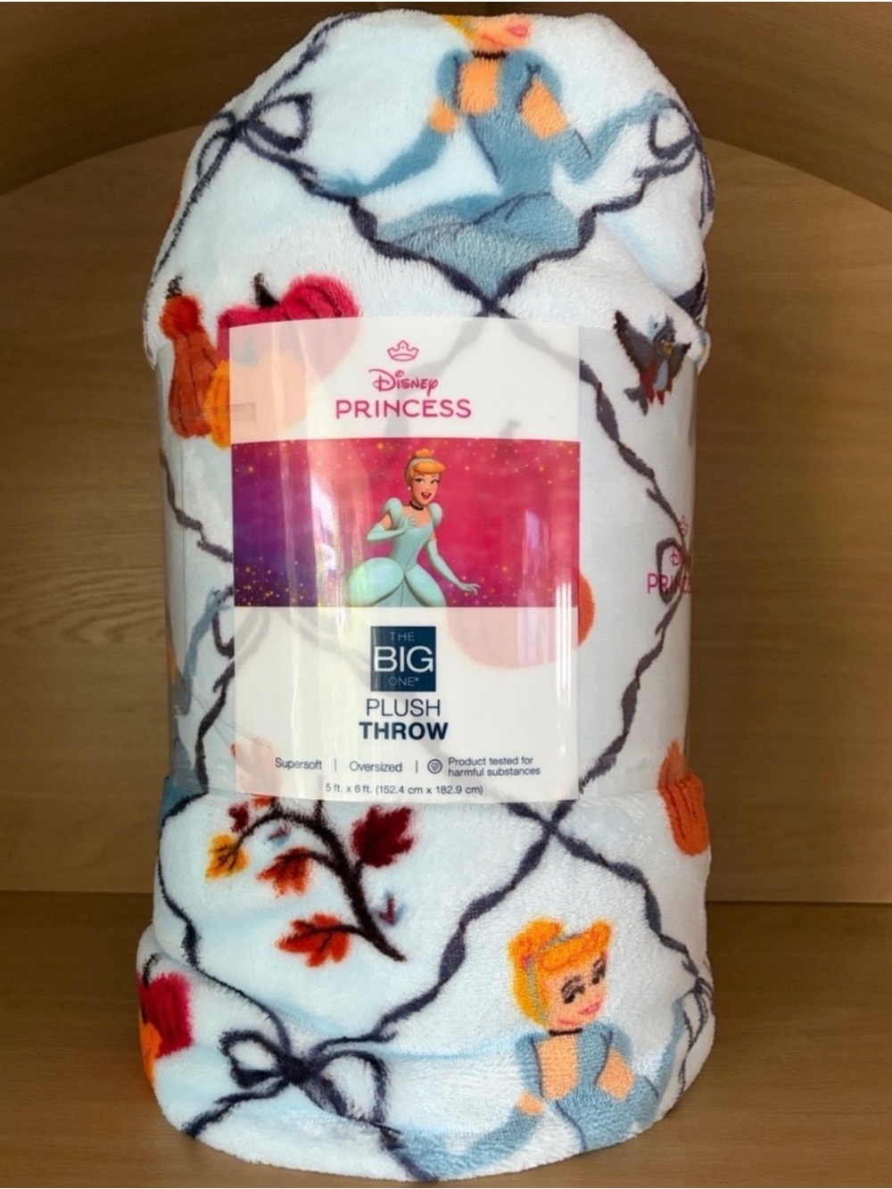 ✨$15✨ NWT•Cinderella Supersoft Oversized Plush Throw Blanket | 5’x6’ (60”x72”)